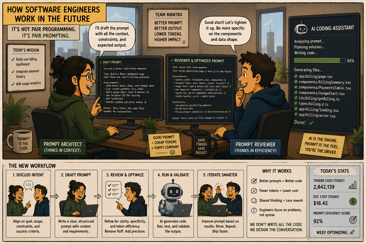 Pair programming is dead. Long live pair prompting!